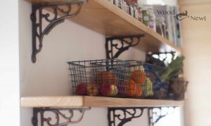 Shelves - Wrought Iron Brackets