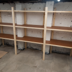 Cellar rack shelving