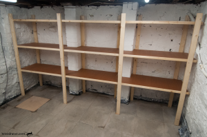Cellar rack shelving